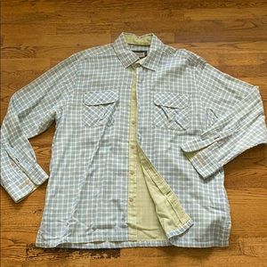 True Measure XXL Blue Check Button Down